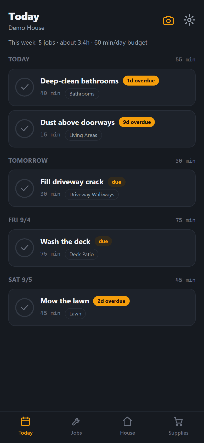 Home Owner app on a phone