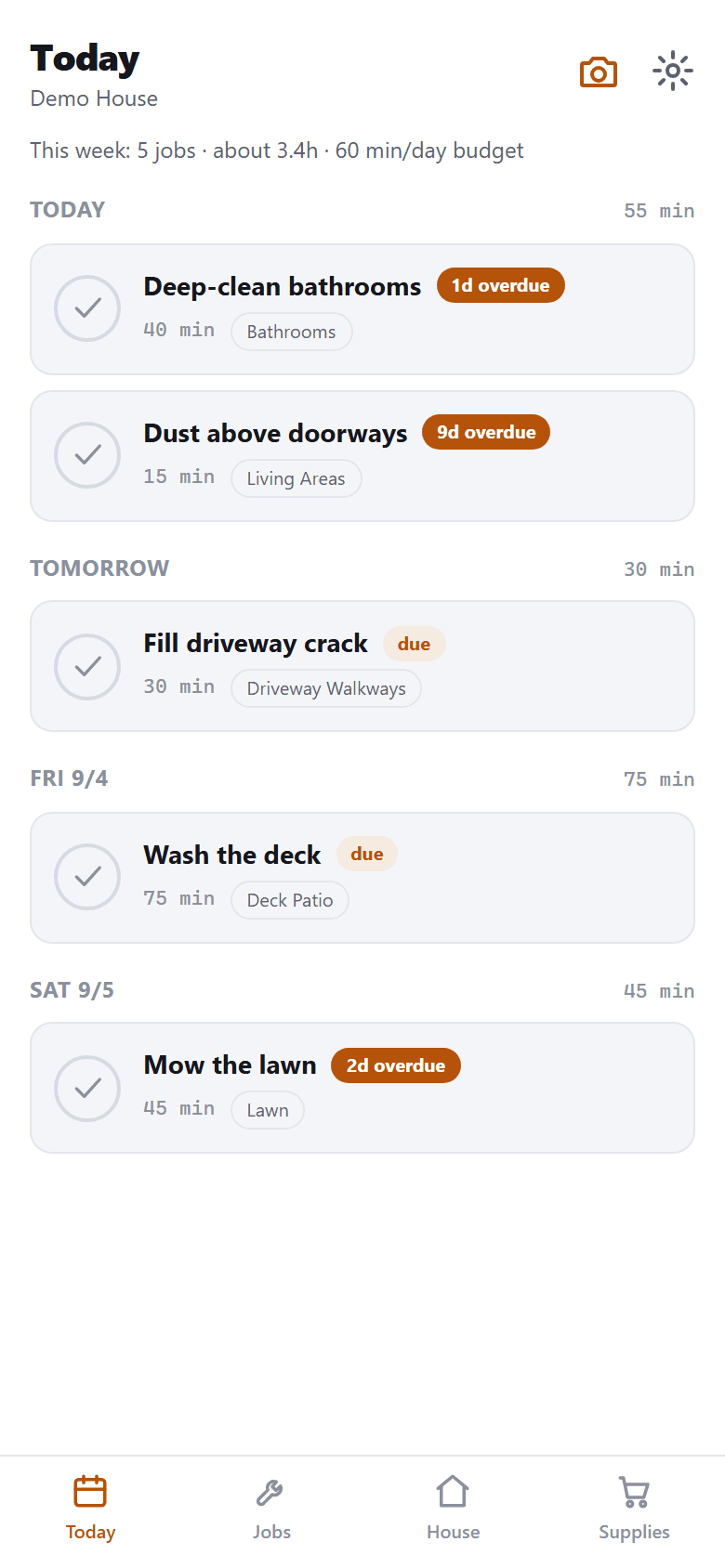 Home Owner app on a phone